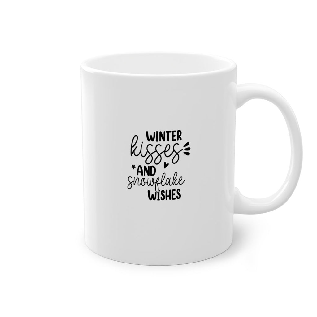 Winter Kisses And Snowflake Wishes 516#- winter-Mug / Coffee Cup