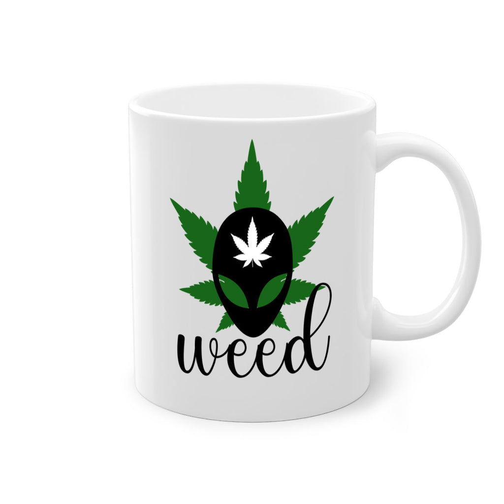 alien weed 12#- marijuana-Mug / Coffee Cup
