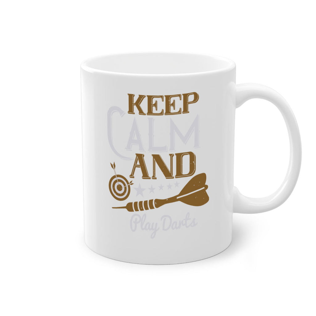 keep calm and play darts 1985#- darts-Mug / Coffee Cup
