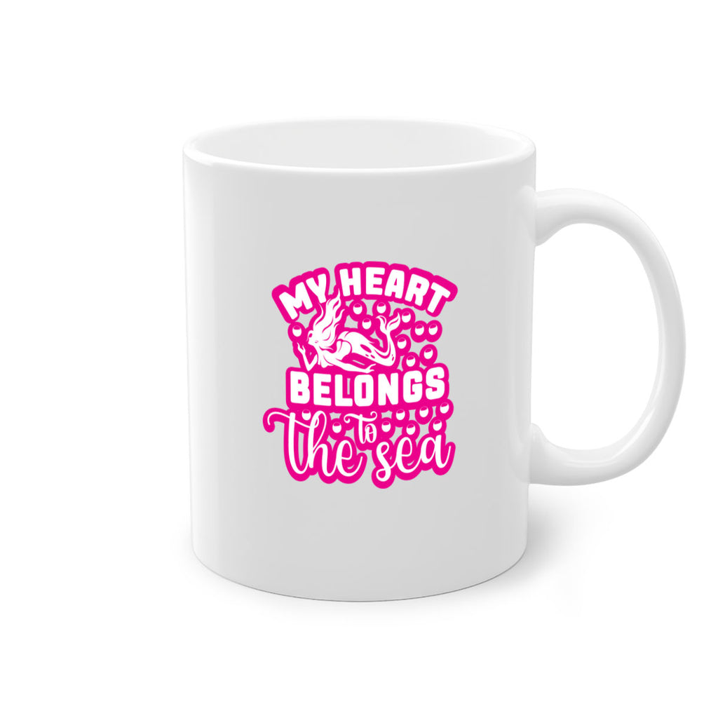 my heart belongs to the sea 515#- mermaid-Mug / Coffee Cup