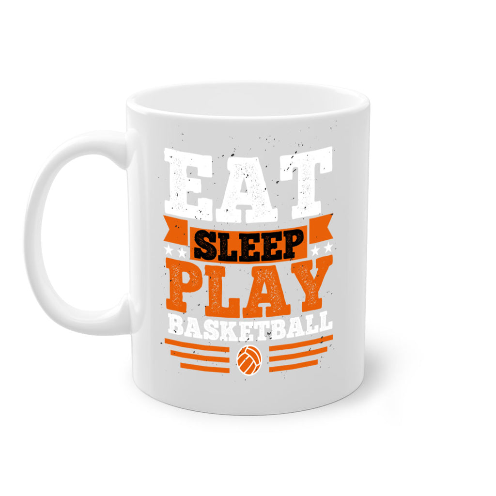 A Eat sleep play volleyball 2334#- basketball-Mug / Coffee Cup
