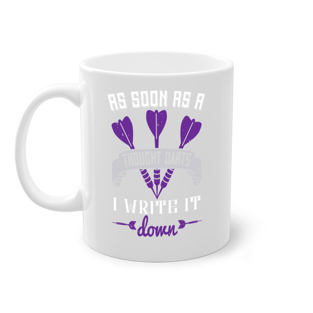 As soon as a thought darts I write it down 1955#- darts-Mug / Coffee Cup