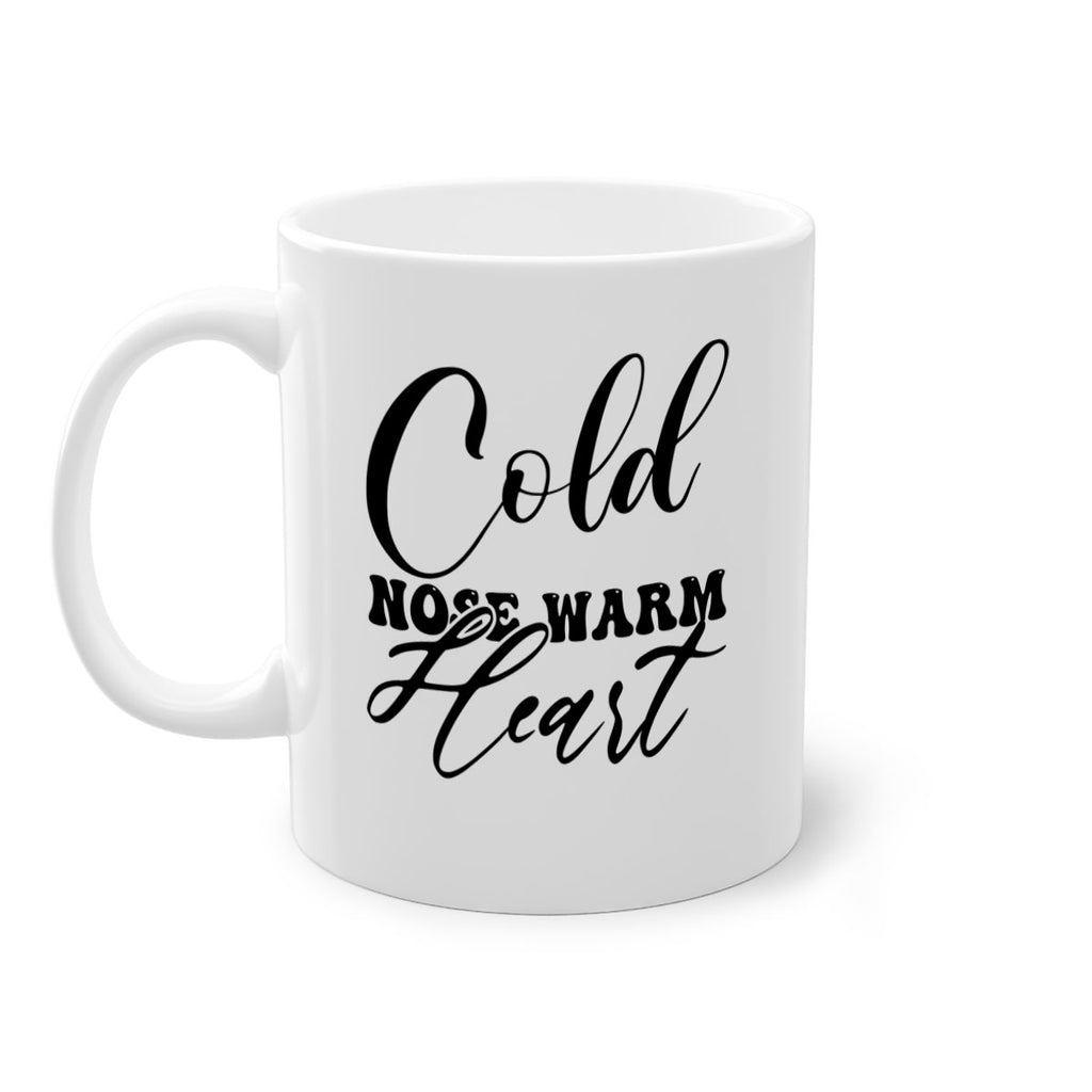 Cold nose warm heart 56#- winter-Mug / Coffee Cup