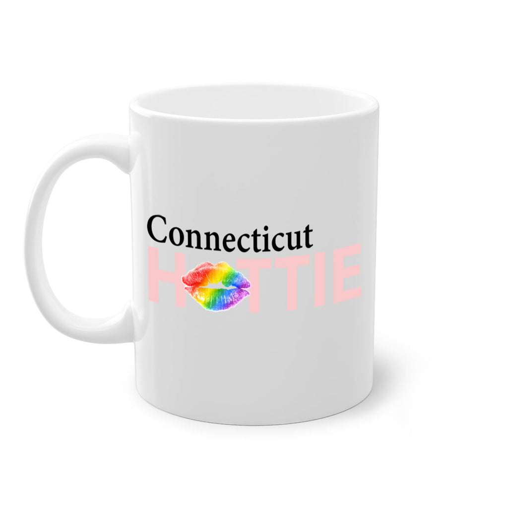 Connecticut Hottie with rainbow lips 7#- Hottie Collection-Mug / Coffee Cup