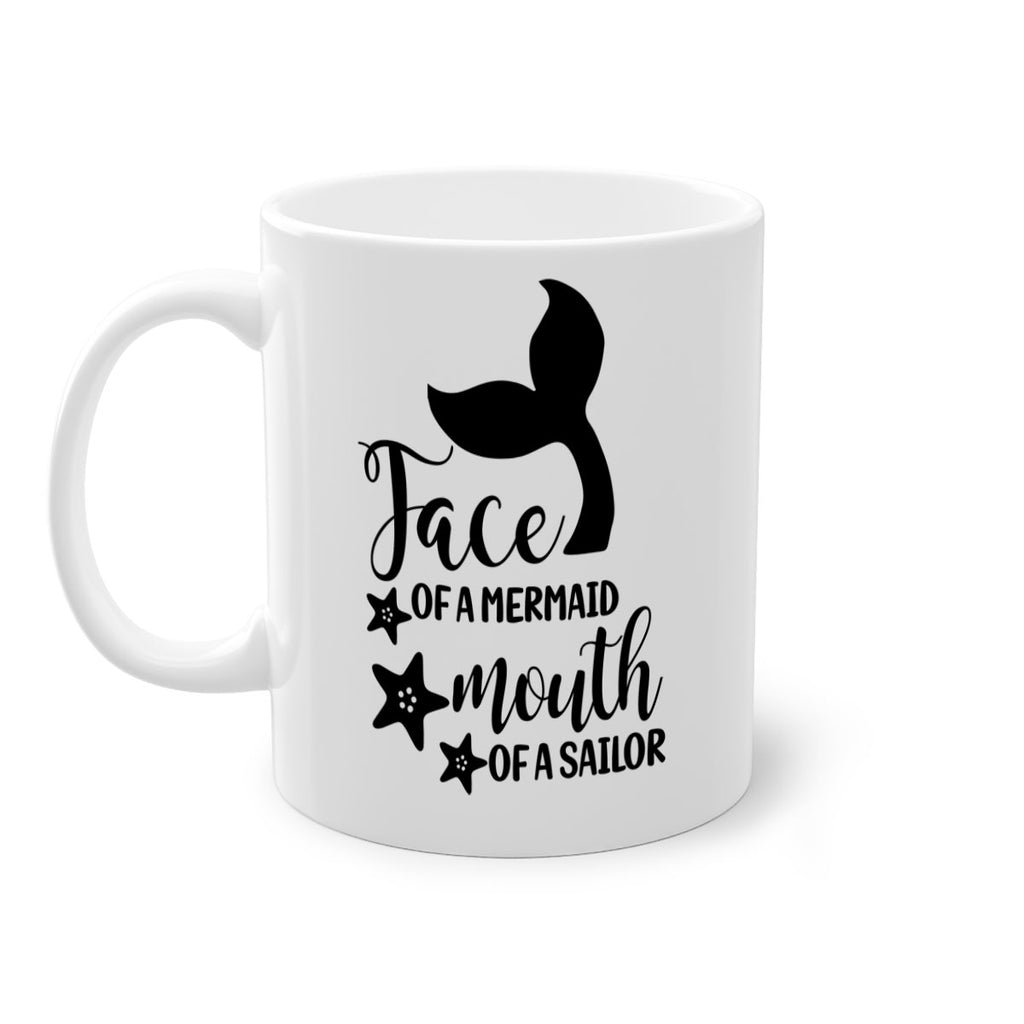 Face of a Mermaid mouth 165#- mermaid-Mug / Coffee Cup