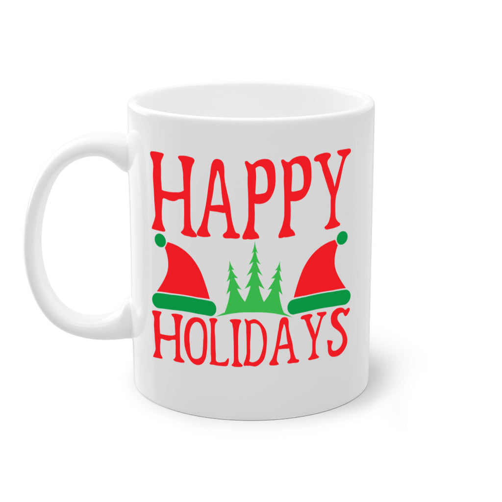 Happy Holidays 136#- winter-Mug / Coffee Cup