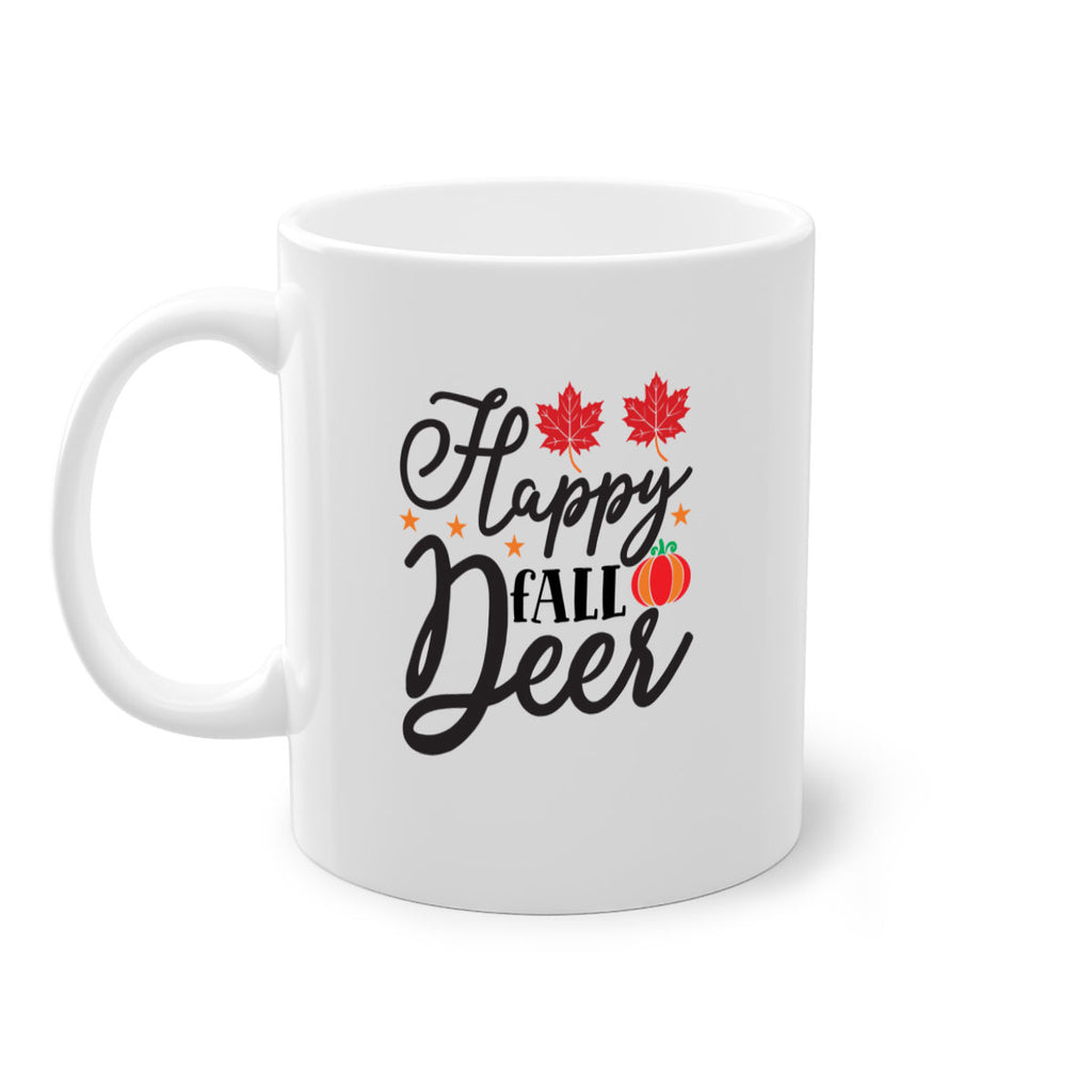 Happyfalldeer 254#- fall-Mug / Coffee Cup
