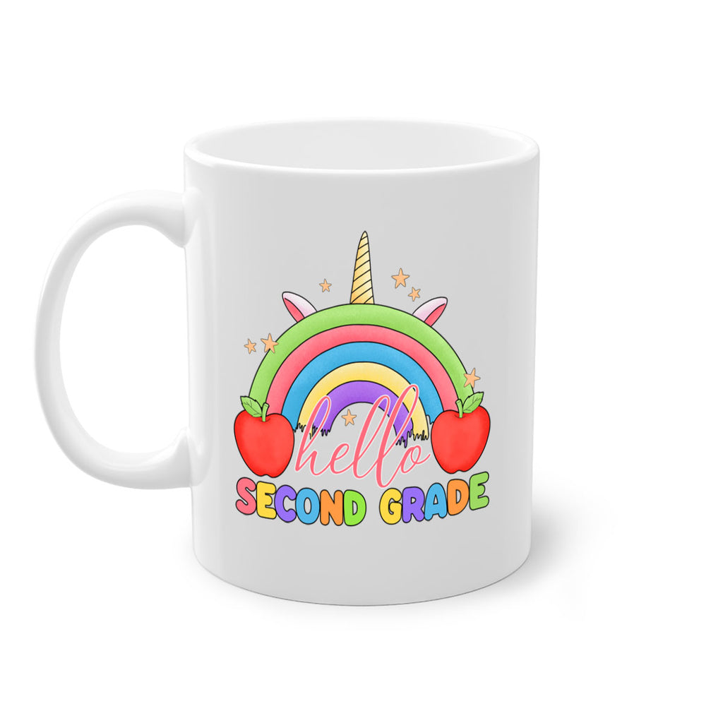 Hello 2nd Grade Unicorn Rainbow 13#- second grade-Mug / Coffee Cup