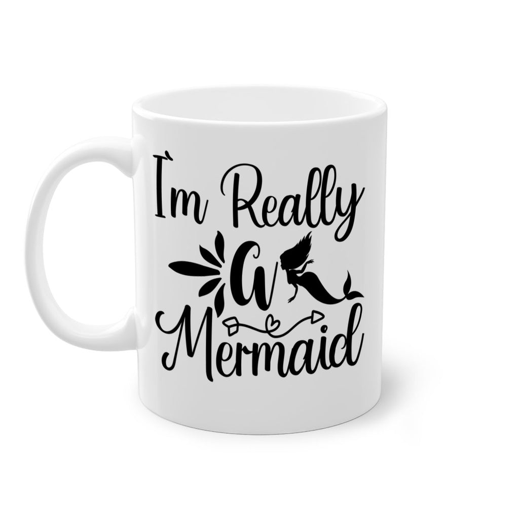 Im really a mermaid 261#- mermaid-Mug / Coffee Cup