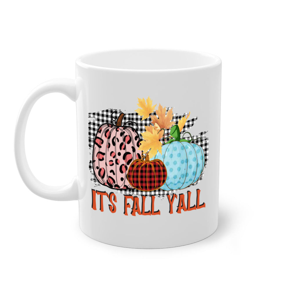 Its Fall Yall Design 371#- fall-Mug / Coffee Cup