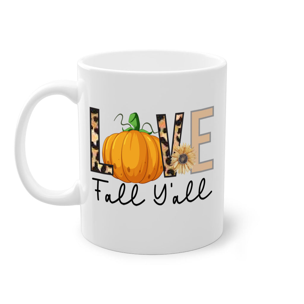 Love FALL YAll 410#- fall-Mug / Coffee Cup