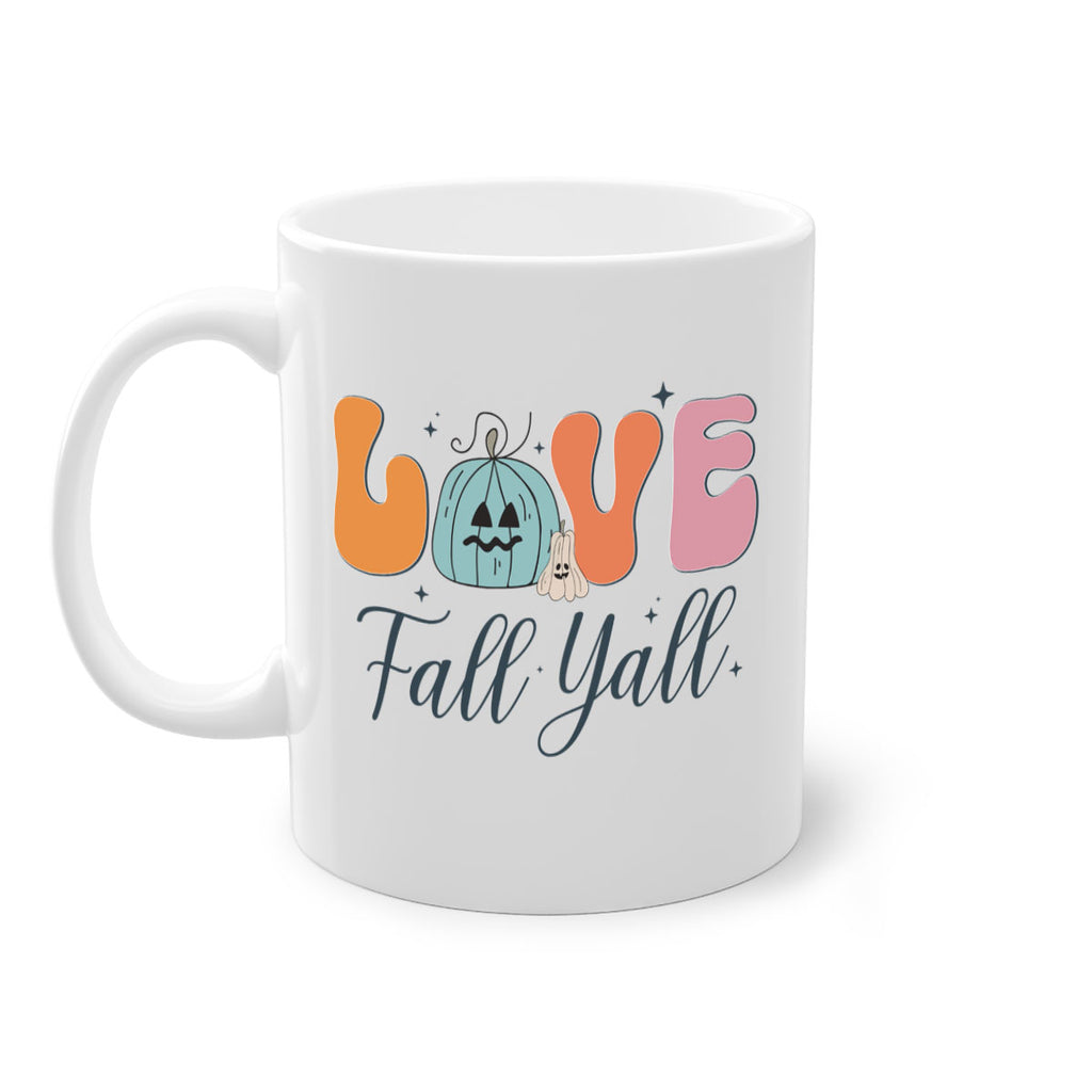 Love Fall Yall 413#- fall-Mug / Coffee Cup