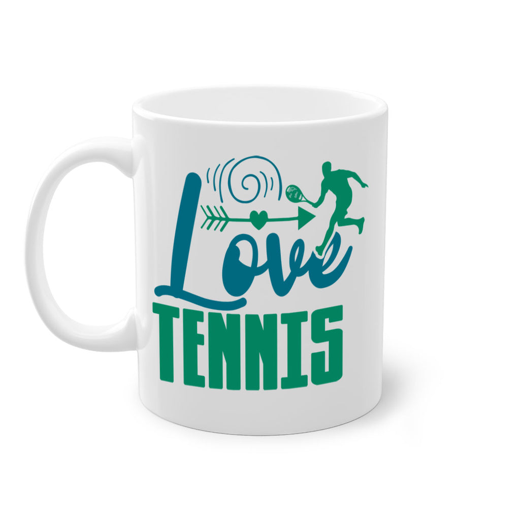 Love Tennis 729#- tennis-Mug / Coffee Cup