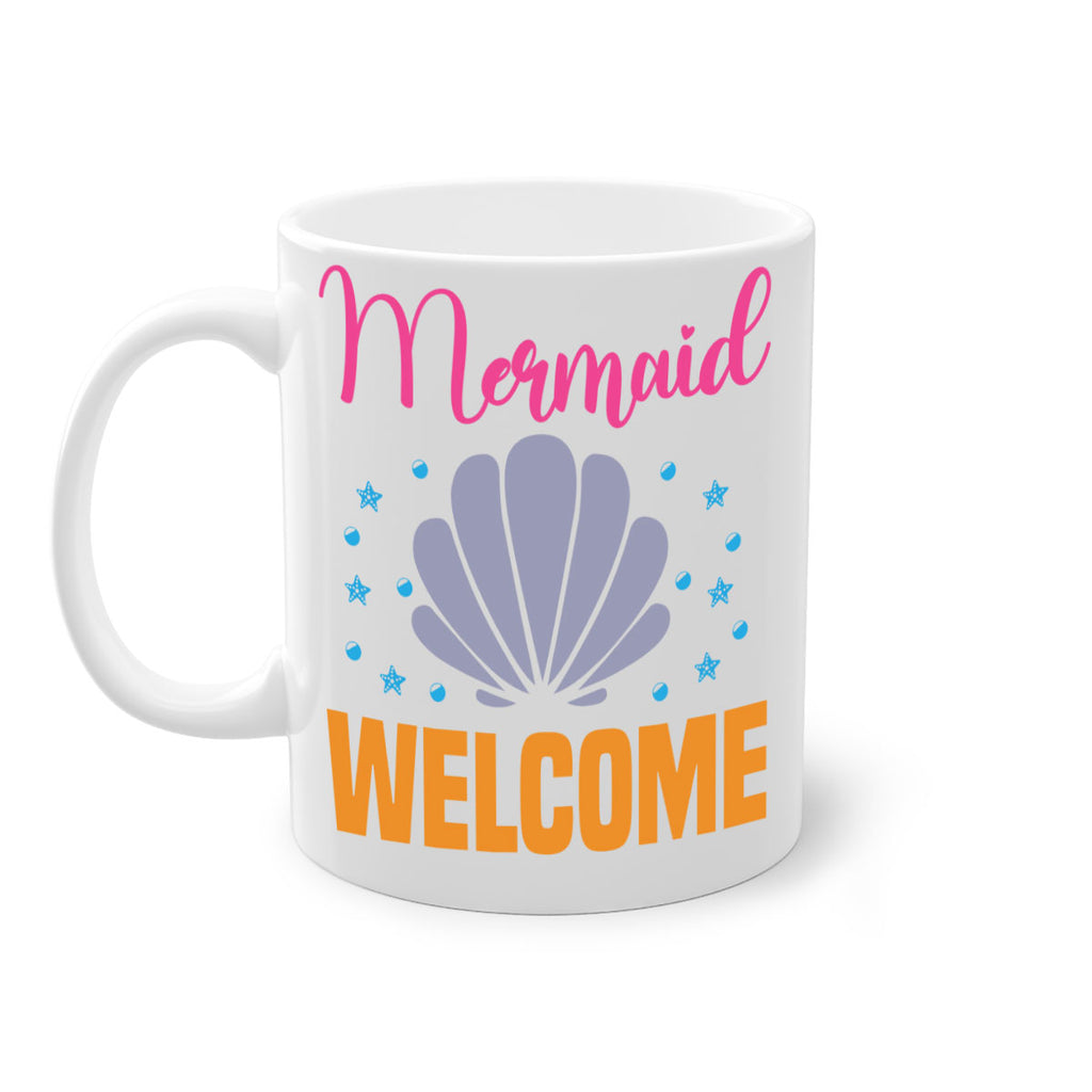 Mermaid Welcome Design 467#- mermaid-Mug / Coffee Cup