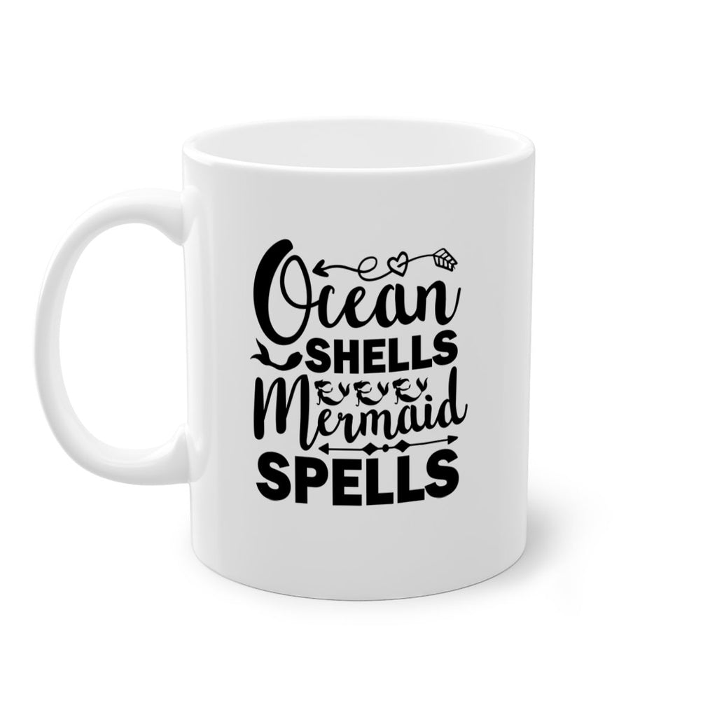 Ocean Shells Mermaid Spells 521#- mermaid-Mug / Coffee Cup