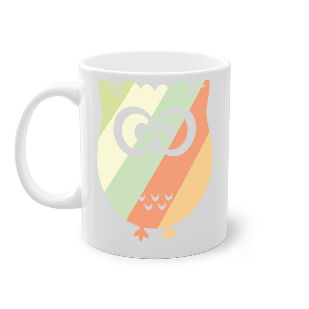 Owl Retro Style Vintage A TurtleRabbit 15#- owl-Mug / Coffee Cup