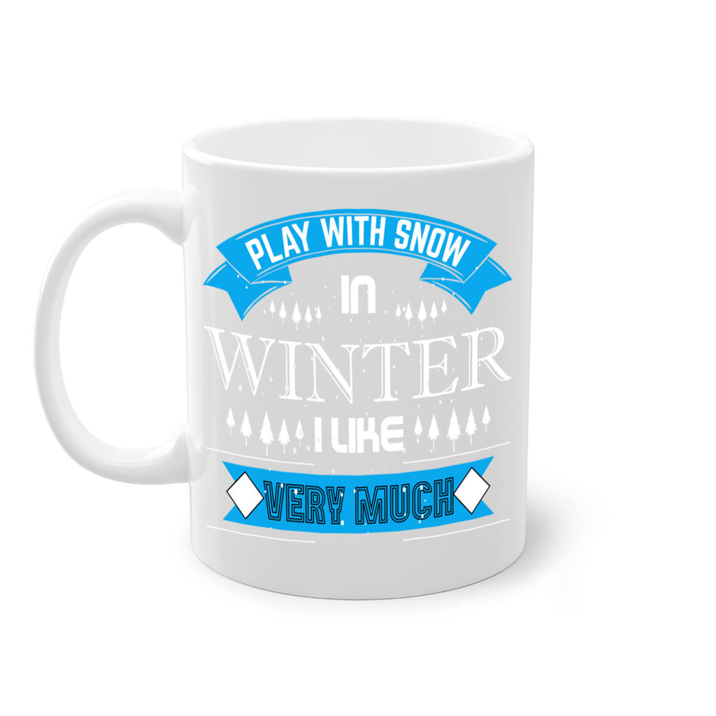 Play with Snow Winter 338#- winter-Mug / Coffee Cup