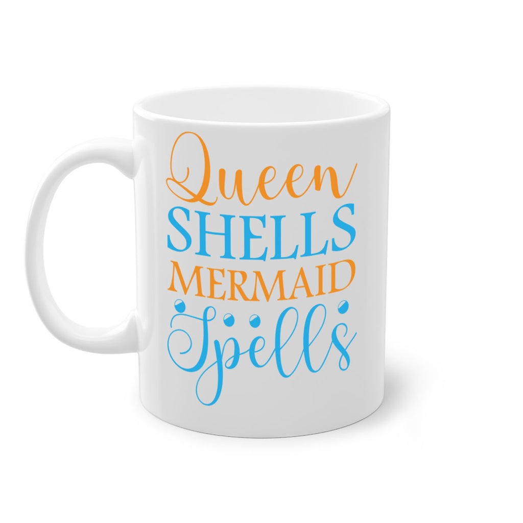 Queen Shells Mermaid Spells 546#- mermaid-Mug / Coffee Cup