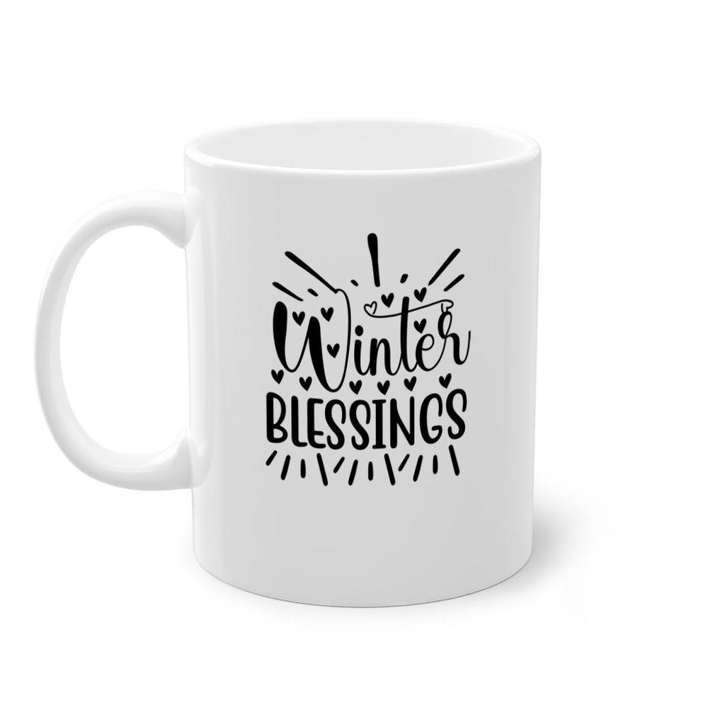 Winter Blessings 491#- winter-Mug / Coffee Cup