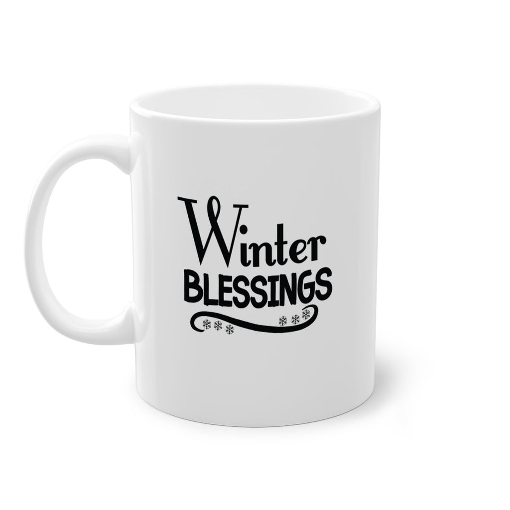 Winter Blessings 493#- winter-Mug / Coffee Cup