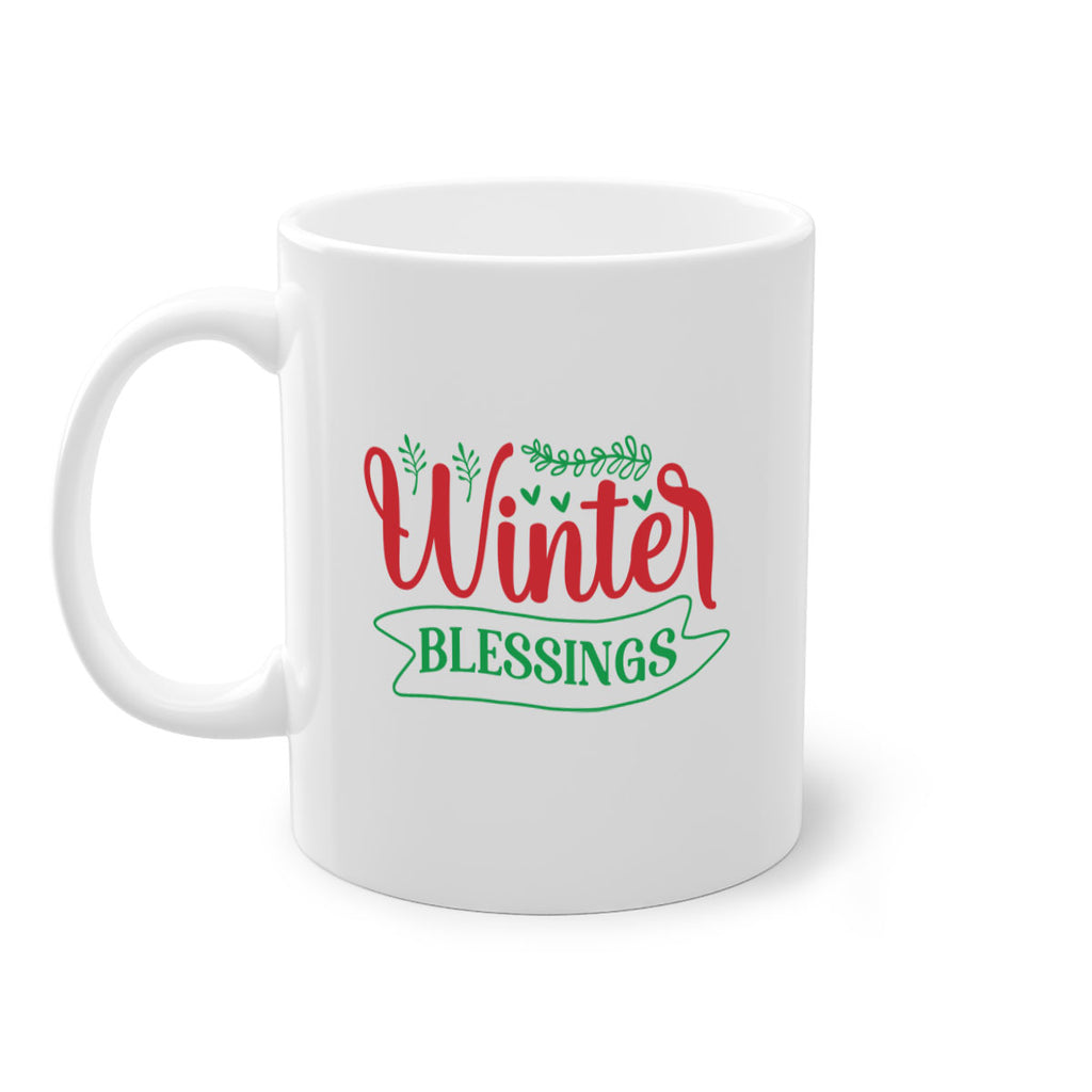 Winter Blessings 494#- winter-Mug / Coffee Cup