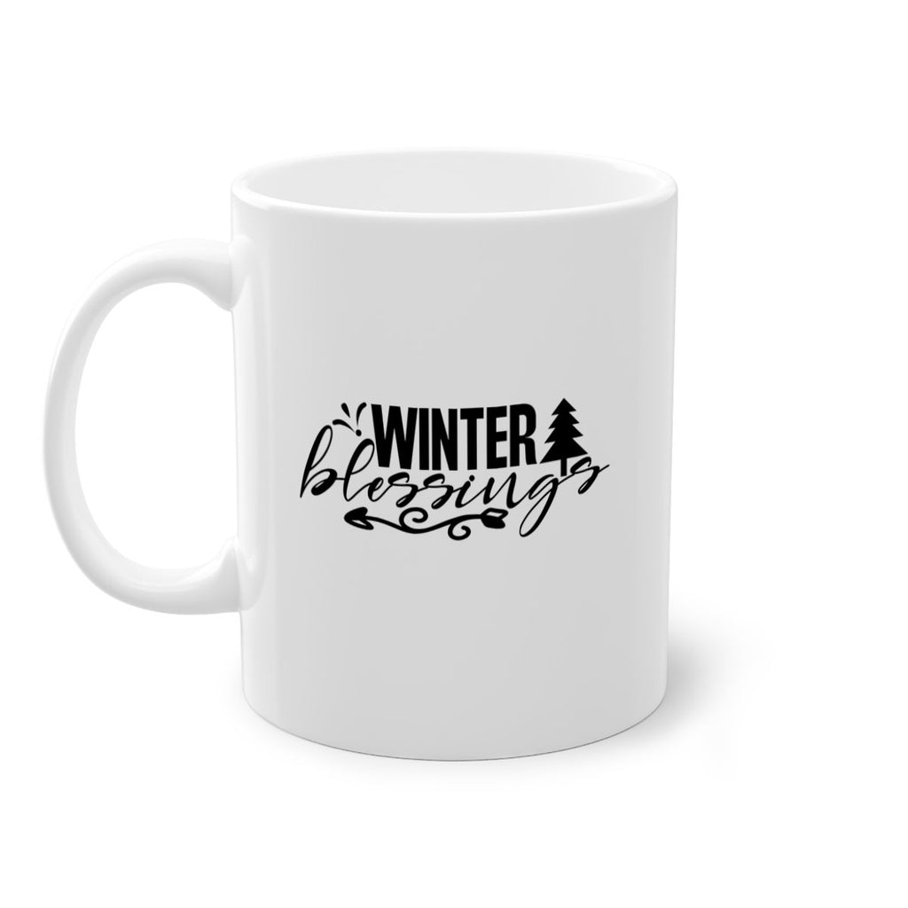 Winter Blessings 496#- winter-Mug / Coffee Cup