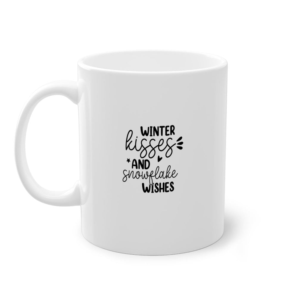 Winter Kisses And Snowflake Wishes 516#- winter-Mug / Coffee Cup