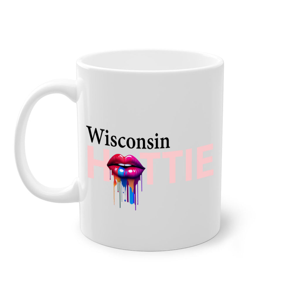 Wisconsin Hottie with dripping lips 49#- Hottie Collection-Mug / Coffee Cup