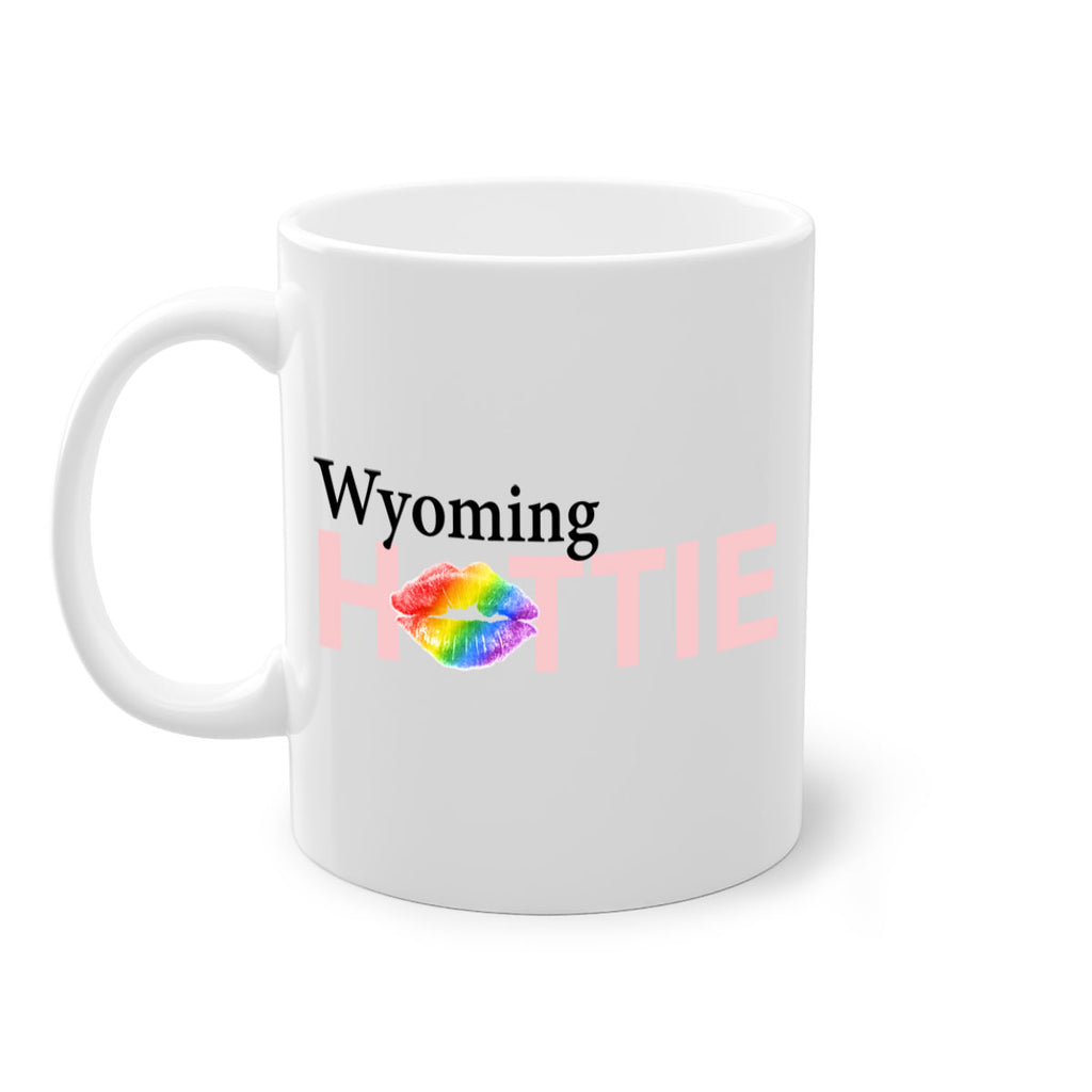 Wyoming Hottie with rainbow lips 50#- Hottie Collection-Mug / Coffee Cup