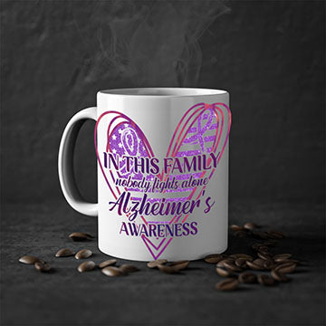 AlzheimerS Awareness American Flag 11#- alzheimers-Mug / Coffee Cup