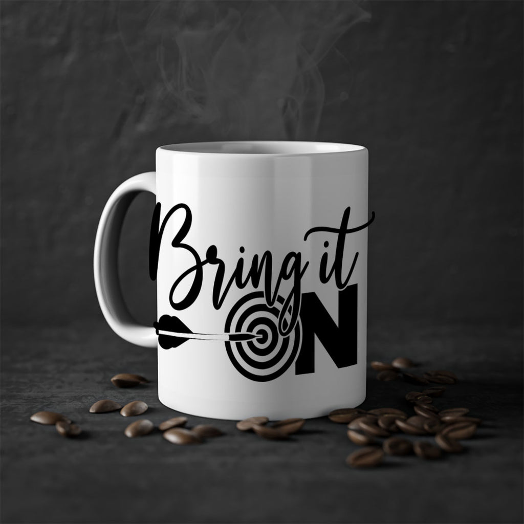 Bring it on 1402#- darts-Mug / Coffee Cup