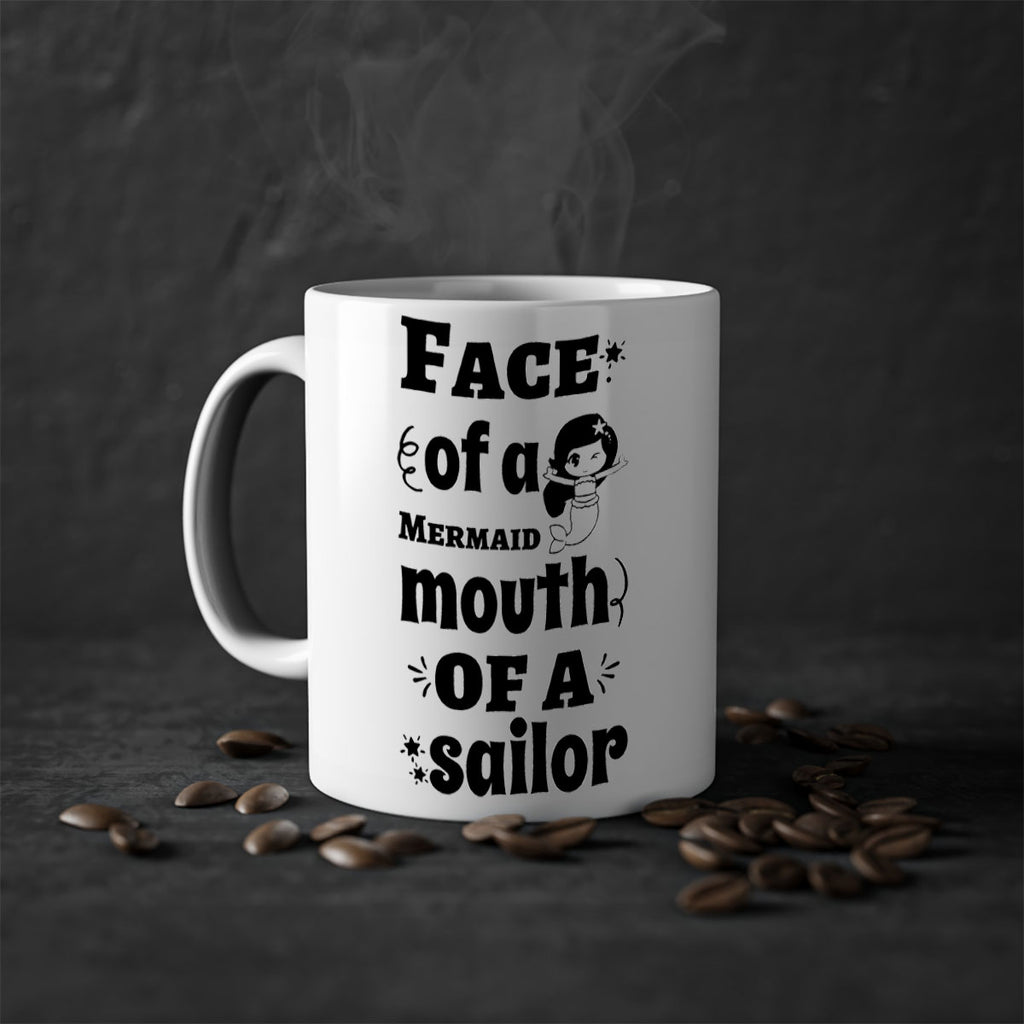 Face of a Mermaid mouth 164#- mermaid-Mug / Coffee Cup
