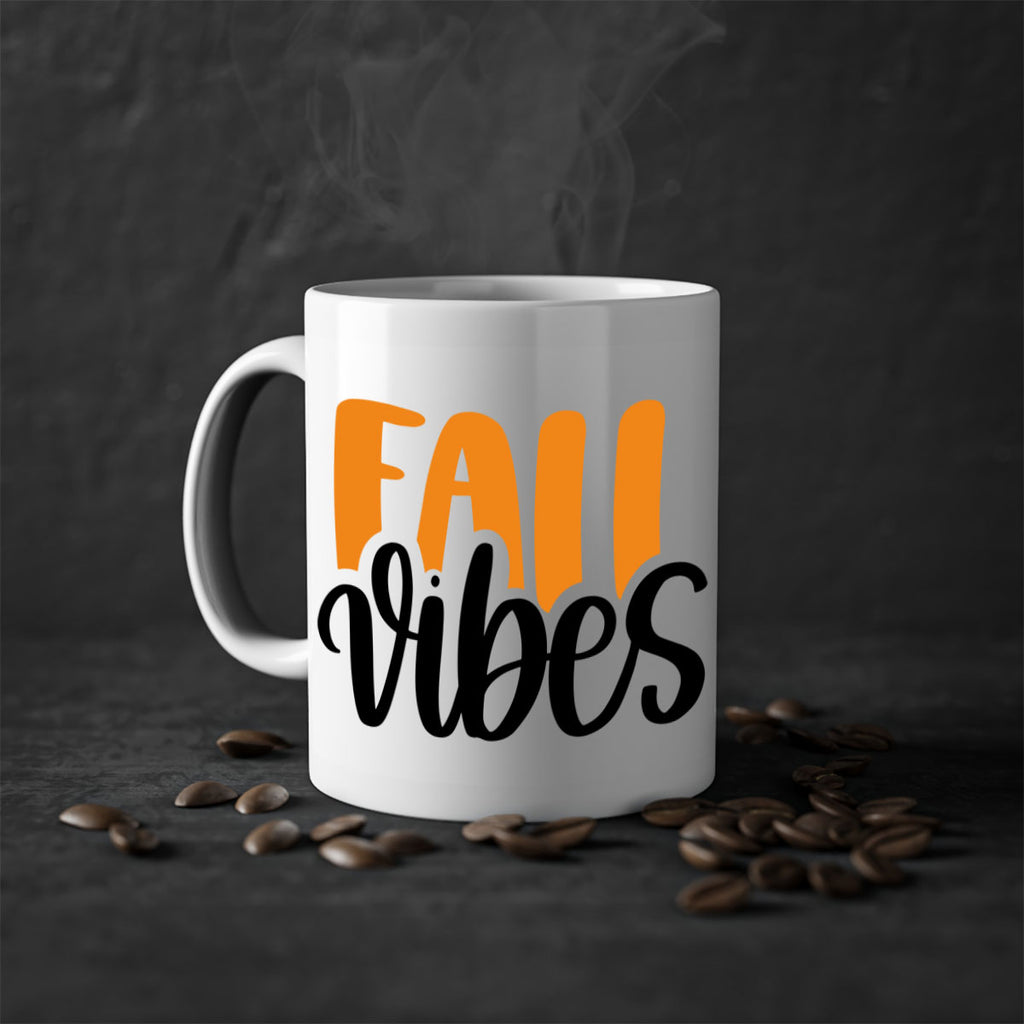 Fall Vibes 487#- fall-Mug / Coffee Cup