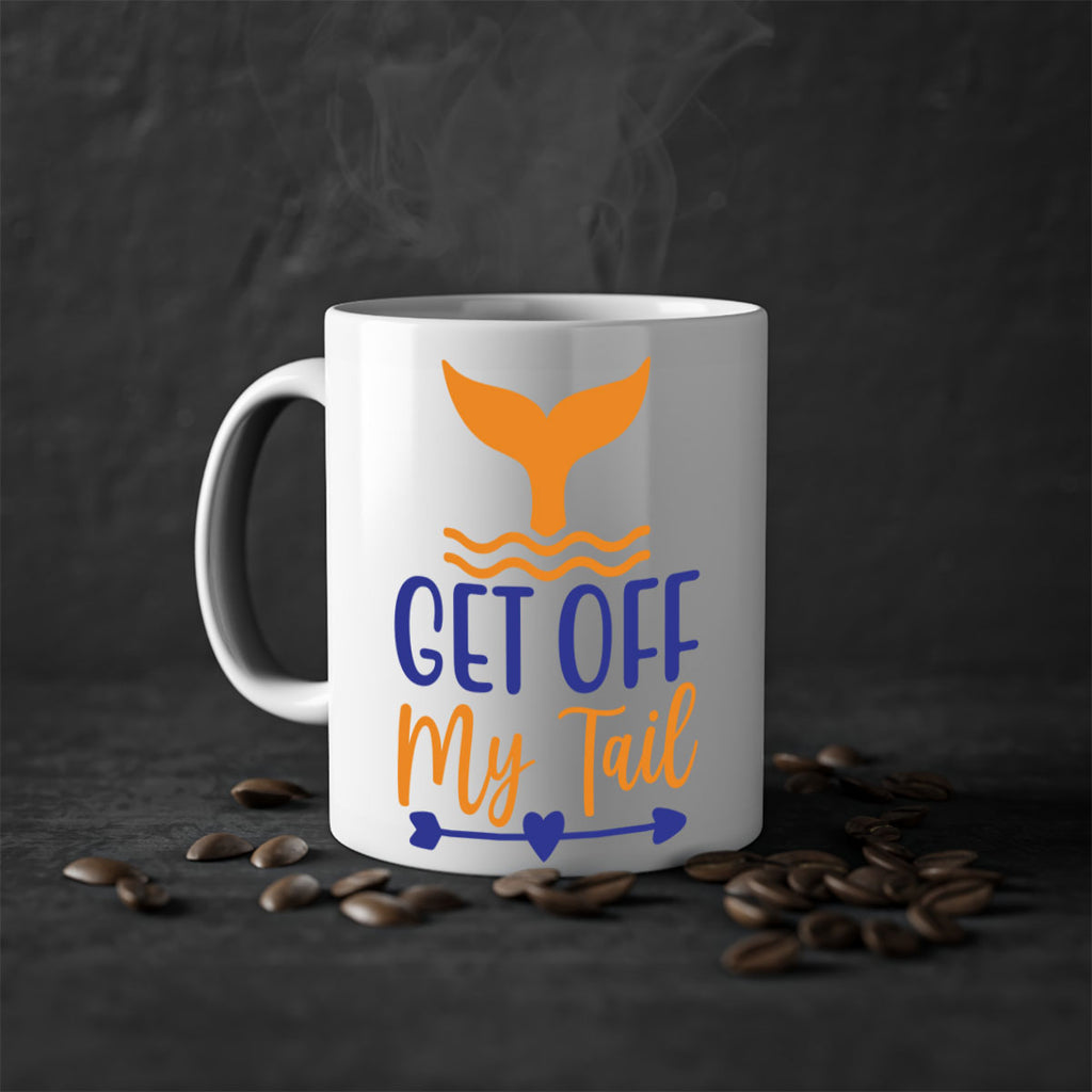 Get off My Tail 169#- mermaid-Mug / Coffee Cup