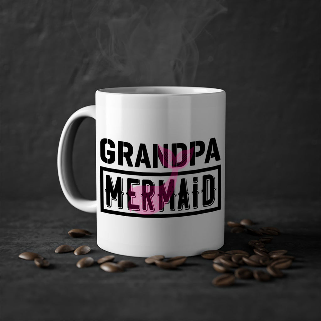 Grandpa mermaid 204#- mermaid-Mug / Coffee Cup