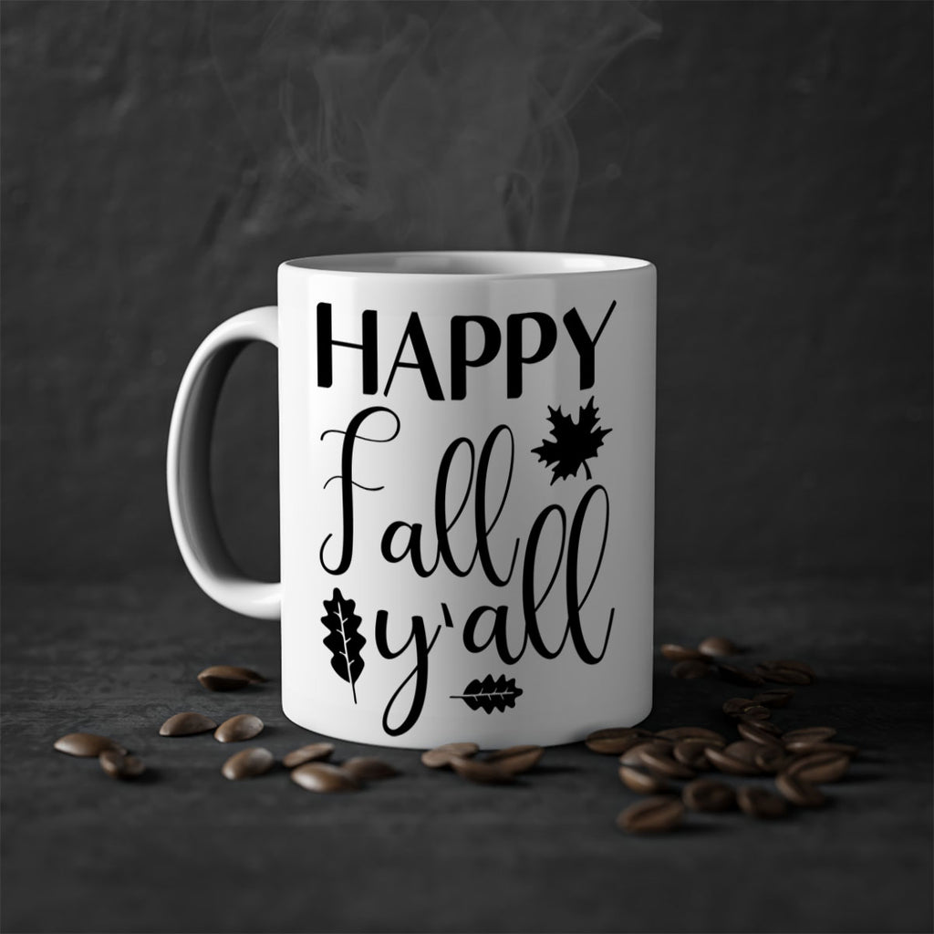 Happy Fall Y all 225#- fall-Mug / Coffee Cup