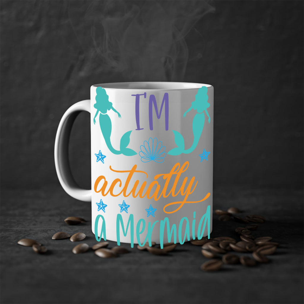 Im Actually a Mermaid 260#- mermaid-Mug / Coffee Cup