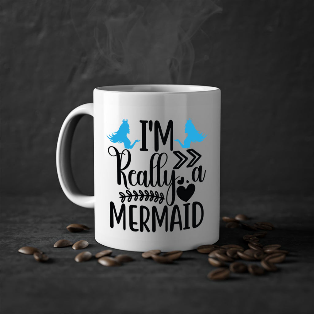 Im Really a Mermaid 262#- mermaid-Mug / Coffee Cup