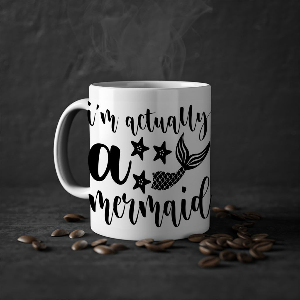 Im actually a mermaid 259#- mermaid-Mug / Coffee Cup