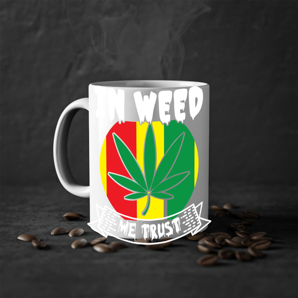 In weed we trust 150#- marijuana-Mug / Coffee Cup