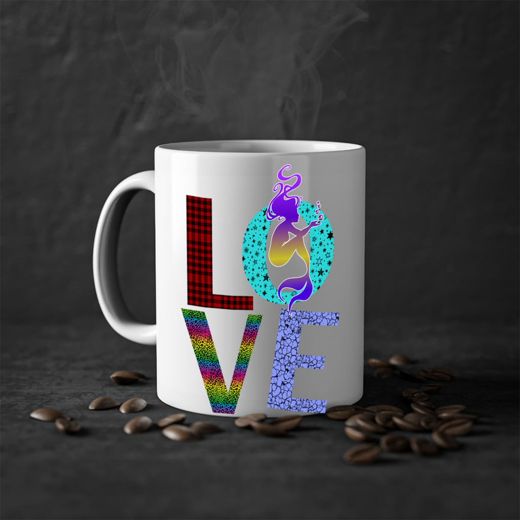 Love 304#- mermaid-Mug / Coffee Cup