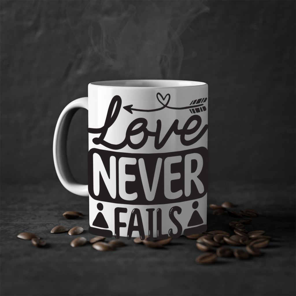Love never fails 317#- winter-Mug / Coffee Cup
