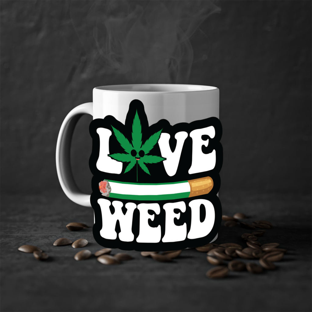 Love weed 194#- marijuana-Mug / Coffee Cup