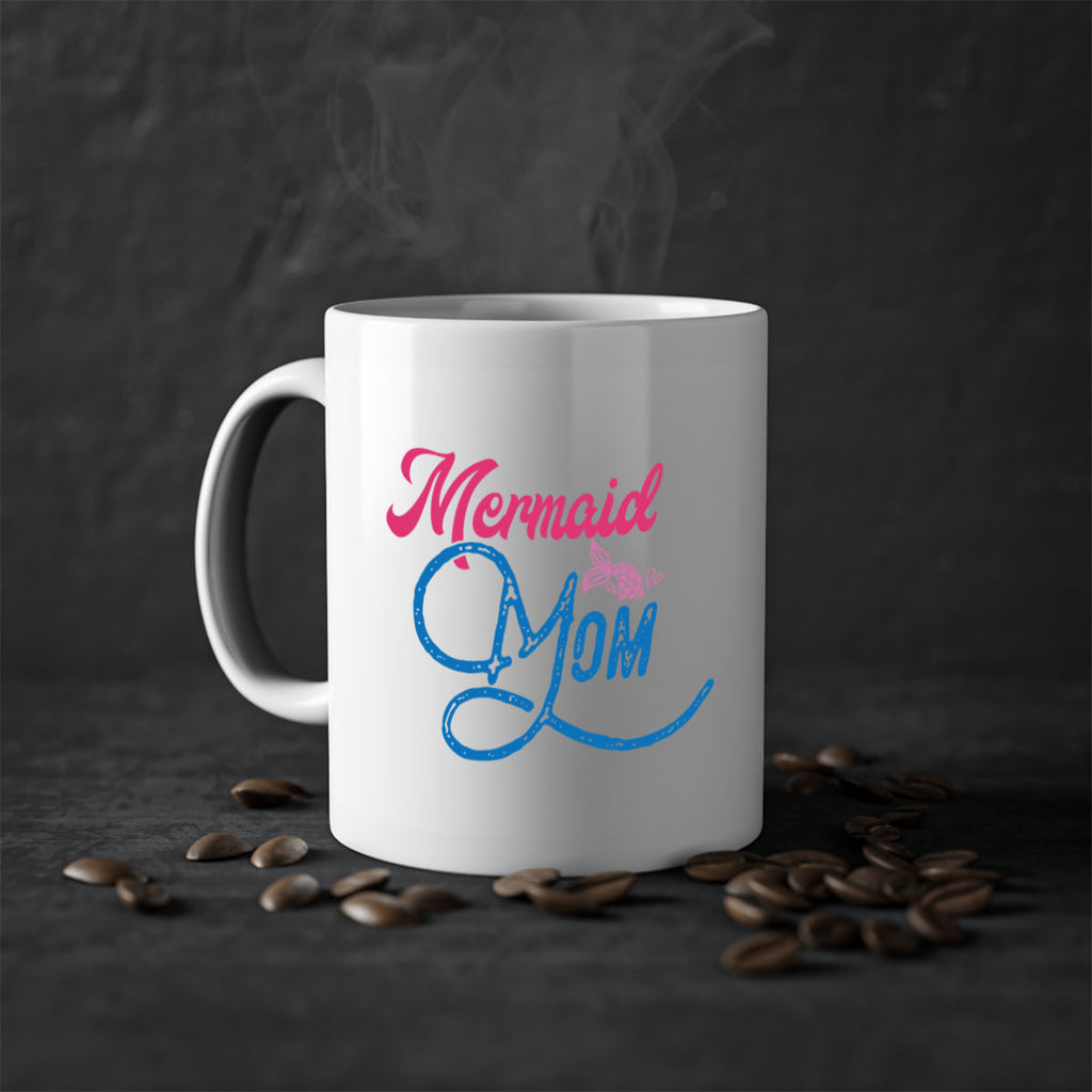 Mermaid Mom 371#- mermaid-Mug / Coffee Cup