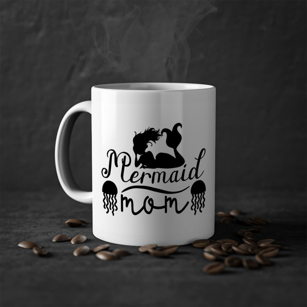 Mermaid Mom 373#- mermaid-Mug / Coffee Cup