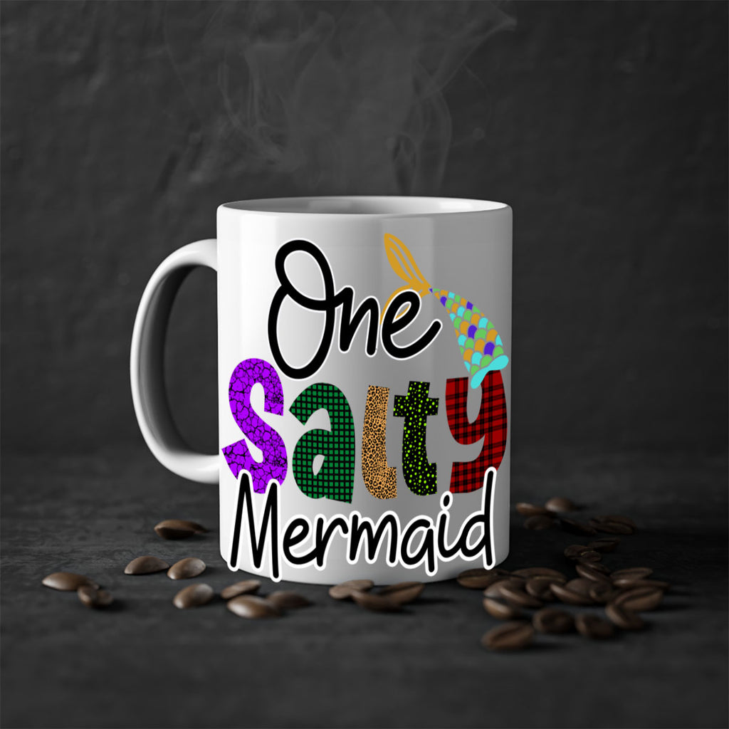 One Salty Mermaid 526#- mermaid-Mug / Coffee Cup