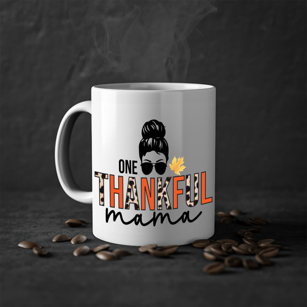 One thankful mama 463#- fall-Mug / Coffee Cup
