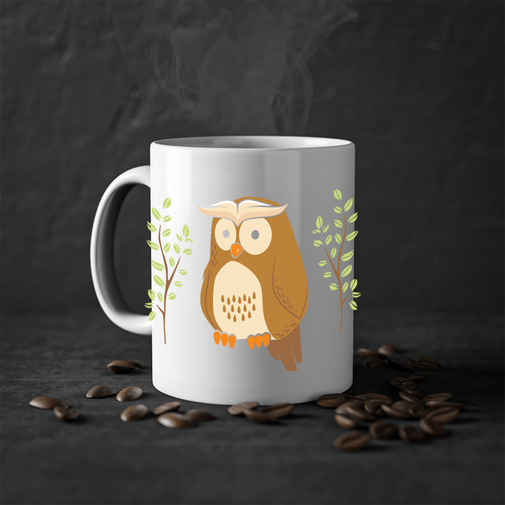 Owl of Athena Long Sleeve A TurtleRabbit 14#- owl-Mug / Coffee Cup