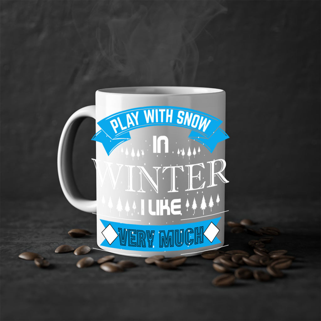 Play with Snow Winter 338#- winter-Mug / Coffee Cup