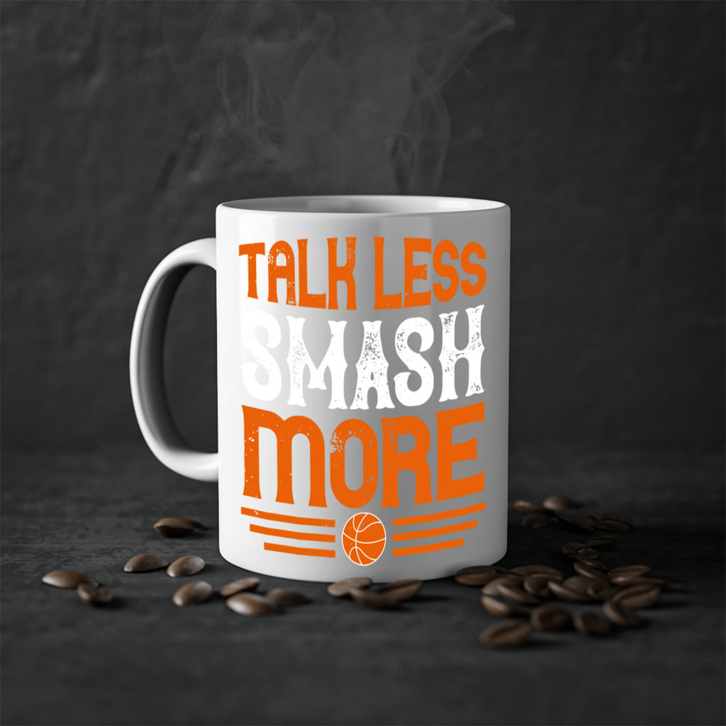Talk less smash more 1777#- basketball-Mug / Coffee Cup